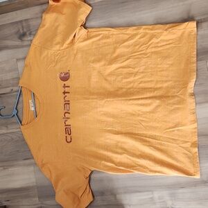 Carhartt Men's Short Sleeve Tee in Bright Orange